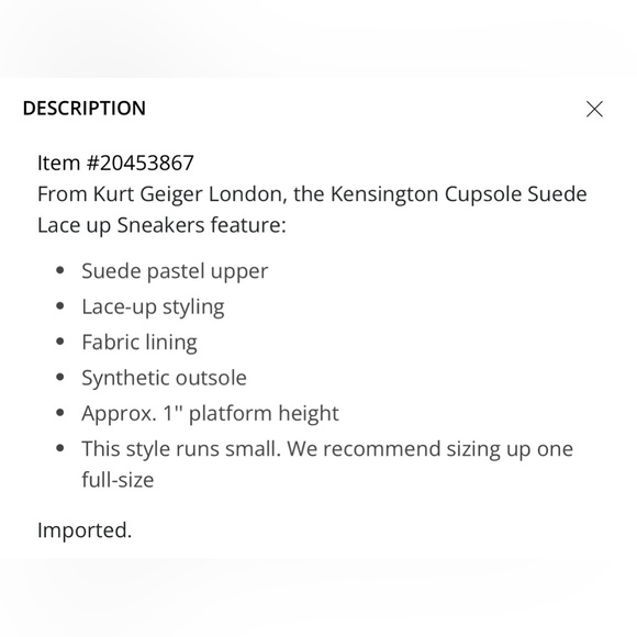 NWT: Kurt Geiger Women’s Kensington Cupsole Sneakers - Picture 6 of 6